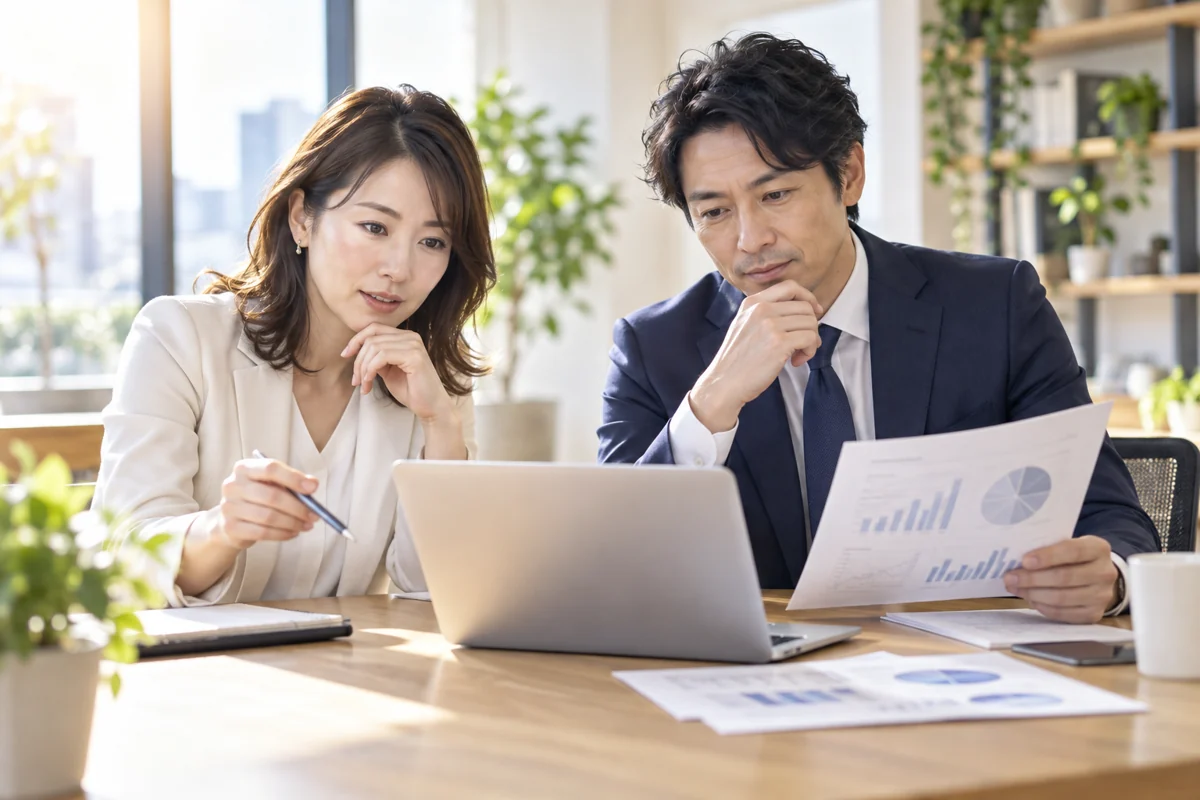 営業の仕事に向き合う人物のイメージ